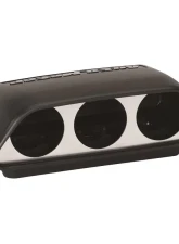 AutoMeter GAUGE MOUNT; UNIVERSAL DASH TOP; TRIPLE; 2 1/16in.; BLACK                                     - 5288 - Image 3