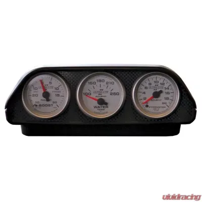 AutoMeter GAUGE MOUNT; UNIVERSAL DASH TOP; TRIPLE; 2 1/16in.; BLACK - 5288