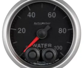 AutoMeter GAUGE; WATER PRESS; 2 1/16in.; 100PSI; STEPPER MOTOR W/PEAK/WARN; ELITE