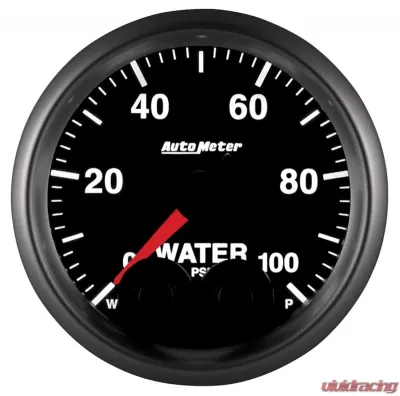 AutoMeter GAUGE; WATERP; 2 1/16in.; 100PSI; STEPPER MOTOR W/PK/WRN; ELITE; W/O PRO-CONTROL - 5668-05702