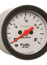 AutoMeter GAUGE; FUEL LEVEL; 2 1/16in.; 0-280O PROGRAMMABLE; PHANTOM                                     - 5710 - Image 3