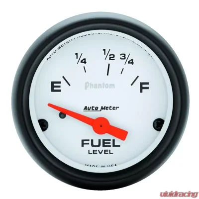 AutoMeter GAUGE; FUEL LEVEL; 2 1/16in.; 16OE TO 158OF; ELEC; PHANTOM - 5718