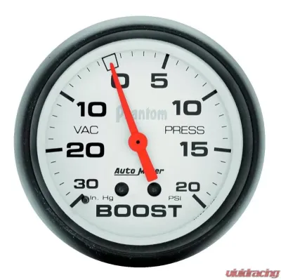 AutoMeter GAUGE; VAC/BOOST; 2 5/8in.; 30INHG-20PSI; MECHANICAL; PHANTOM - 5801