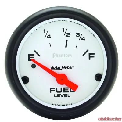 AutoMeter GAUGE; FUEL LEVEL; 2 5/8in.; 0OE TO 90OF; ELEC; PHANTOM - 5814