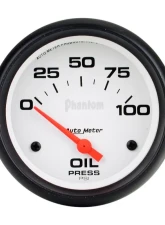 AutoMeter GAUGE; OIL PRESSURE; 2 5/8in.; 100PSI; ELECTRIC; PHANTOM                                     - 5827 - Image 2