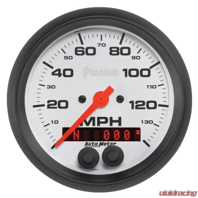 AutoMeter GAUGE; SPEEDOMETER; 3 3/8in.; 140MPH; GPS; PHANTOM - 5880