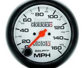 AutoMeter GAUGE; SPEEDOMETER; 3 3/8in.; 160MPH; MECHANICAL; PHANTOM