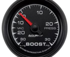 AutoMeter GAUGE; VAC/BOOST; 2 1/16in.; 30INHG-30PSI; MECHANICAL; ES