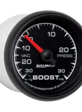 AutoMeter GAUGE; VAC/BOOST; 2 1/16in.; 30INHG-30PSI; MECHANICAL; ES                                     - 5903 - Image 3