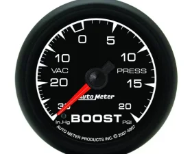 AutoMeter GAUGE; VAC/BOOST; 2 1/16in.; 30INHG-20PSI; MECHANICAL; ES