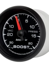 AutoMeter GAUGE; VAC/BOOST; 2 1/16in.; 30INHG-20PSI; MECHANICAL; ES                                     - 5907 - Image 2