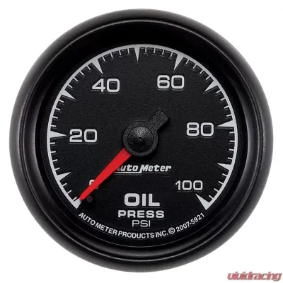 AutoMeter GAUGE; OIL PRESSURE; 2 1/16in.; 100PSI; MECHANICAL; ES - 5921
