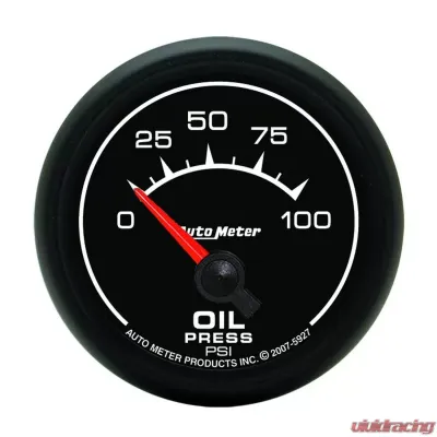 AutoMeter GAUGE; OIL PRESSURE; 2 1/16in.; 100PSI; ELECTRIC; ES - 5927