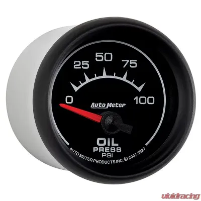 AutoMeter GAUGE; OIL PRESSURE; 2 1/16in.; 100PSI; ELECTRIC; ES - 5927