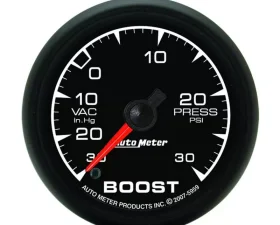 AutoMeter GAUGE; VAC/BOOST; 2 1/16in.; 30INHG-30PSI; DIGITAL STEPPER MOTOR; ES