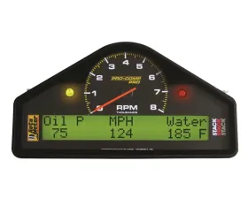 AutoMeter STREET DASH DISPLAY; 8K RPM/MPH/OILP/OILT/WTMP/VOLT; PRO-COMP