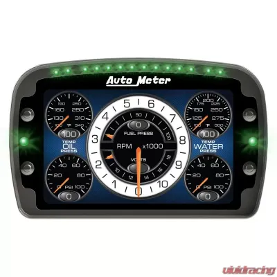 AutoMeter Racing Instrument Display - 7" Color LCD Dash with Shift/Alarm Lights and Data Logging - 6021