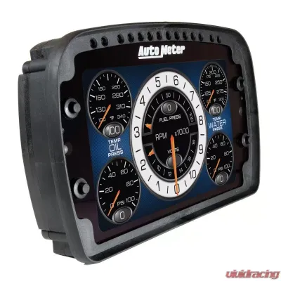 AutoMeter Racing Instrument Display - 7" Color LCD Dash with Shift/Alarm Lights and Data Logging - 6021