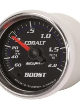 AutoMeter GAUGE; VAC/BOOST; 2 1/16in.; 60CMHG-2.0BAR; MECHANICAL; COBALT                                     - 6103-M - Image 2