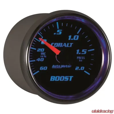 AutoMeter GAUGE; VAC/BOOST; 2 1/16in.; 60CMHG-2.0BAR; MECHANICAL; COBALT - 6103-M