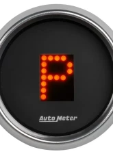 AutoMeter GAUGE; GEAR POS; 2 1/16in.; INCL INDICATORS; BLACK DIAL; BLU LED; BRIGHT SUPER B                                     - 6150 - Image 2