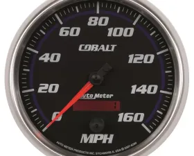 AutoMeter GAUGE; SPEEDOMETER; 5in.; 160MPH; ELEC. PROGRAMMABLE; COBALT