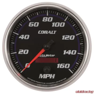 AutoMeter GAUGE; SPEEDOMETER; 5in.; 160MPH; ELEC. PROGRAMMABLE; COBALT - 6289