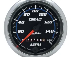 AutoMeter GAUGE; SPEEDOMETER; 3 3/8in.; 160MPH; MECHANICAL; COBALT