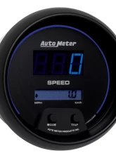 AutoMeter GAUGE; SPEEDO; 3 3/8in.; 260MPH/260KM/H; ELEC PROGRAM; DIGITAL; BLACK W/BLU LED                                     - 6988 - Image 3