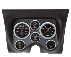 AutoMeter GAUGE KIT; 6 PC; CAMARO/FIREBIRD 67-68; TACH/MPH/FUEL/OILP/WTMP/VOLT; SPORT-COMP
