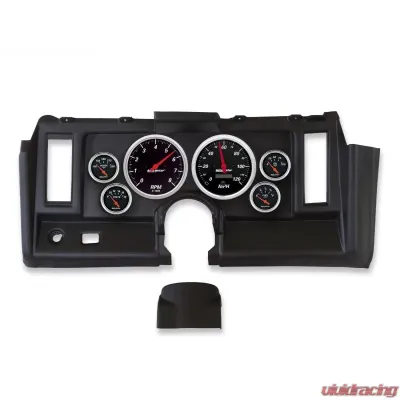 AutoMeter 6pc Designer Black Gauge Kit Chevrolet Camaro 1969 - 7021-DB