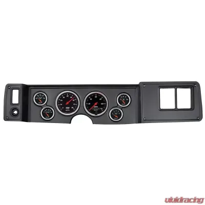 AutoMeter 6pc Designer Black Gauge Kit Chevrolet Camaro 1979-1981 - 7023-DB