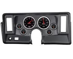 AutoMeter 6pc Designer Black Gauge Kit Chevrolet Nova 1969-1976