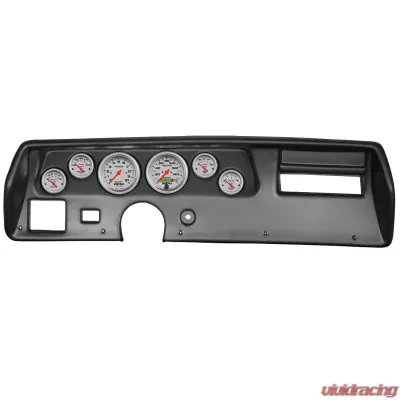AutoMeter GAUGE KIT; 6 PC; CHEVELLE/ELCAMINO/MALIBU 70-72; RPM/MPH/FUEL/OILP/WTMP/VOLT; UL Chevrolet 1970-1972 - 7026-UL