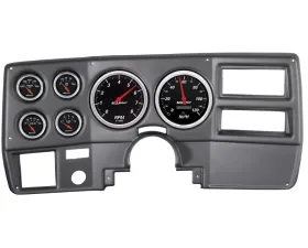 AutoMeter 6pc Designer Black Gauge Kit Chevrolet Truck | Suburban 1973-1983