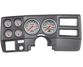 AutoMeter GAUGE KIT; 6 PC; CHEVY TRUCK/SUBURBAN 73-83; TACH/MPH/FUEL/OILP/WTMP/VOLT; UL Chevrolet
