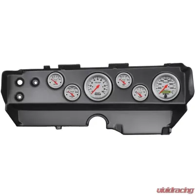 AutoMeter GAUGE KIT; 6 PC; EBODY/CUDA/CHALLENGER 70-74; TACH/MPH/FUEL/OILP/WTMP/VOLT; UL - 7029-UL