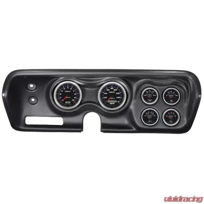 AutoMeter GA KIT; 6 PC; BBODY/CHRGR/GTX/RDRNR/SAT 71-74; RPM/MPH/FUEL/OILP/WTMP/BAT; CBLT Dodge 1971-1974 - 7030-CB