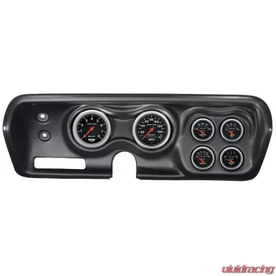 AutoMeter GAUGE KIT; 6 PC; BBODY/CHRGR/GTX/RDRNR/SAT 71-74; RPM/MPH/FUEL/OILP/WTMP/BAT; SC Dodge 1971-1974 - 7030-SC