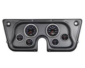 AutoMeter GAUGE KIT; 6 PC; CHEV TRK C/K/K5/SUBRBN 67-72; RPM/MPH/FUEL/OILP/WTMP/BAT; CBLT Chevrolet 1967-1972