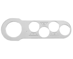 AutoMeter DASH PANEL; CHEVY CAR 53-54; 1 X 3-1/8in.; 4 X 2-1/16in.; BILLET Chevrolet N/A 1953-1954
