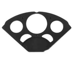 AutoMeter DASH INSERT; CHEVY 55-56; 1 X 3-1/8in./4 X 2-1/16in.; SR BEZEL; BLACK Chevrolet N/A 1955-1956