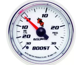 AutoMeter GAUGE; VAC/BOOST; 2 1/16in.; 30INHG-30PSI; MECHANICAL; C2