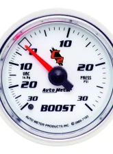 AutoMeter GAUGE; VAC/BOOST; 2 1/16in.; 30INHG-30PSI; MECHANICAL; C2                                     - 7103 - Image 3