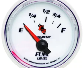 AutoMeter GAUGE; FUEL LEVEL; 2 1/16in.; 73OE TO 10OF; ELEC; C2