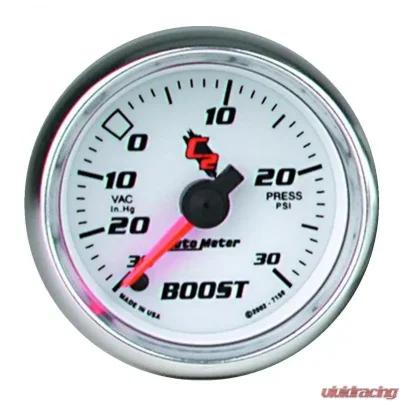 AutoMeter GAUGE; VAC/BOOST; 2 1/16in.; 30INHG-30PSI; DIGITAL STEPPER MOTOR; C2 - 7159