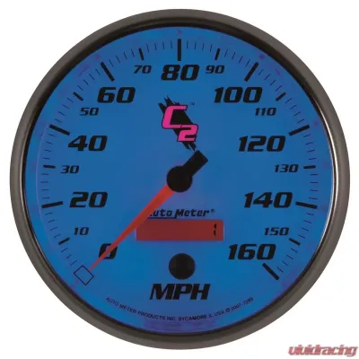 AutoMeter GAUGE; SPEEDOMETER; 5in.; 160MPH; ELEC. PROGRAMMABLE; C2 - 7289