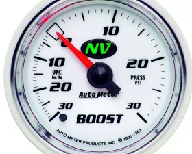 AutoMeter GAUGE; VAC/BOOST; 2 1/16in.; 30INHG-30PSI; MECHANICAL; NV