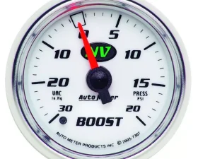 AutoMeter GAUGE; VAC/BOOST; 2 1/16in.; 30INHG-20PSI; MECHANICAL; NV