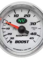 AutoMeter GAUGE; VAC/BOOST; 2 1/16in.; 30INHG-45PSI; MECHANICAL; NV                                     - 7308 - Image 2